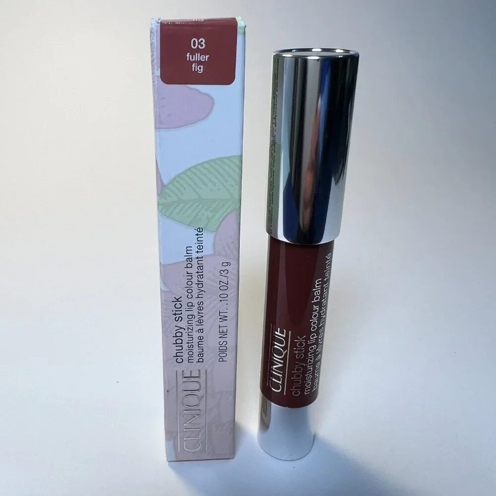 Clinique Chubby Stick Moisturizing Lip Color Balm 03 Fuller Fig Full Size